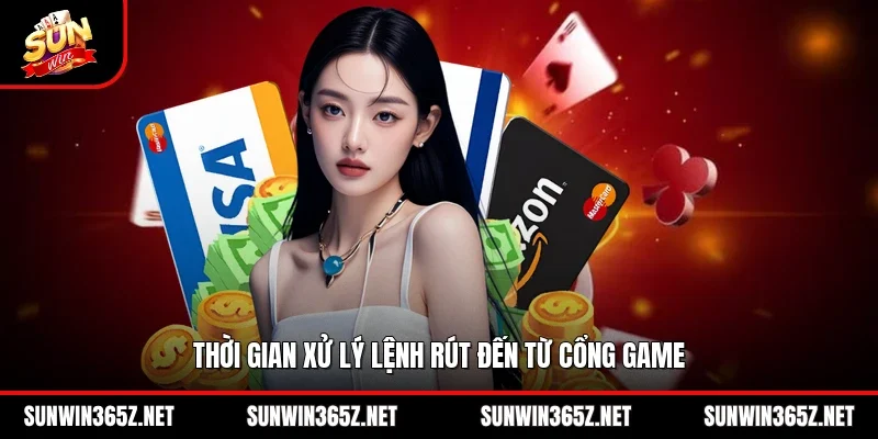 Thời gian xử lý lệnh rút đến từ cổng game